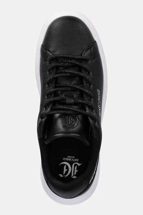 Just Cavalli sneakersy skórzane damskie kolor czarny 79RA3SB1ZPB59899 - zdjęcie produktu nr 2