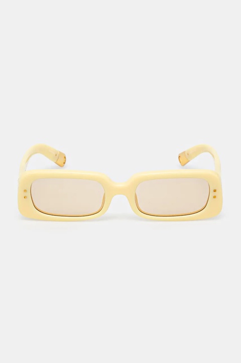 Jacquemus okulary przeciwsłoneczne AZZURO kolor beżowy JAC47C3SUN - zdjęcie produktu nr 2