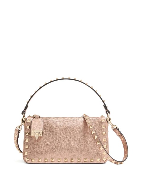 Valentino Garavani small Rockstud grainy leather tote bag - Pink - zdjęcie produktu nr 1