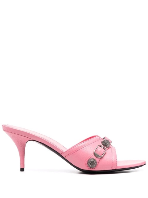 Balenciaga open-toe leather sandals - Pink - zdjęcie produktu nr 1