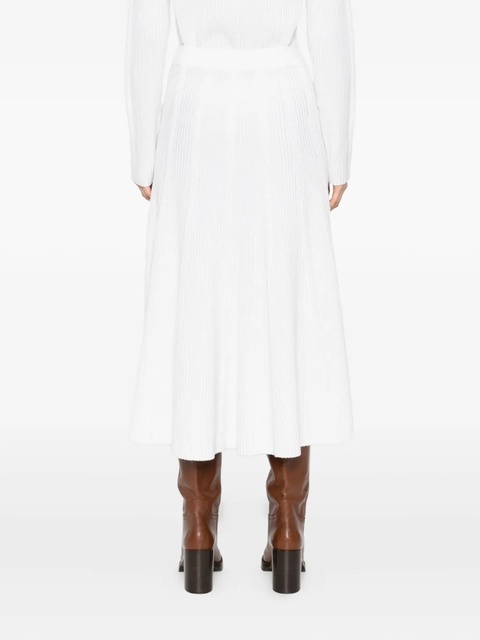 Maje ribbed A-line skirt - Neutrals - zdjęcie produktu nr 2