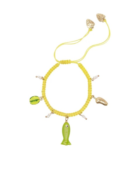 ALEMAIS bijoux charm bracelet - Yellow - zdjęcie produktu nr 1