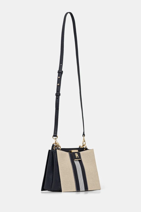 Tommy Hilfiger torebka kolor beżowy AW0AW17435 - zdjęcie produktu nr 1