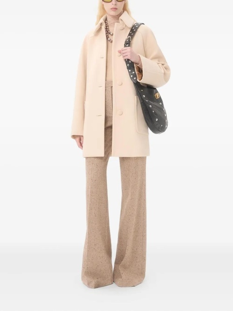 Valentino Garavani lace-trimmed high-neck sweater - Neutrals - zdjęcie produktu nr 2