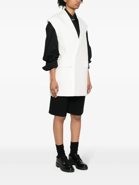 Jil Sander V-neck oversized gilet - Neutrals - zdjęcie produktu nr 2