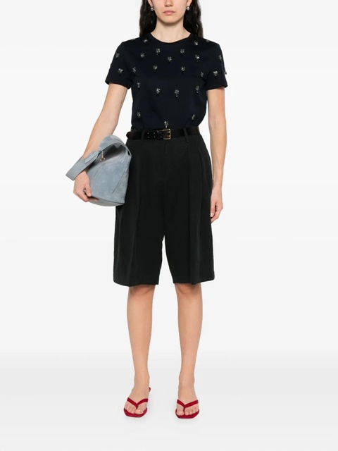 Max Mara embellished short-sleeved T-shirt - Blue - zdjęcie produktu nr 2