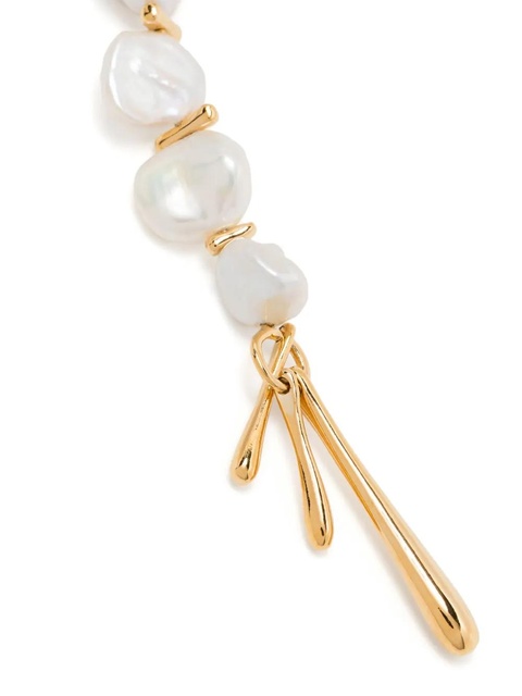 Missoma Keshi pearl sculptural earrings - Gold - zdjęcie produktu nr 2