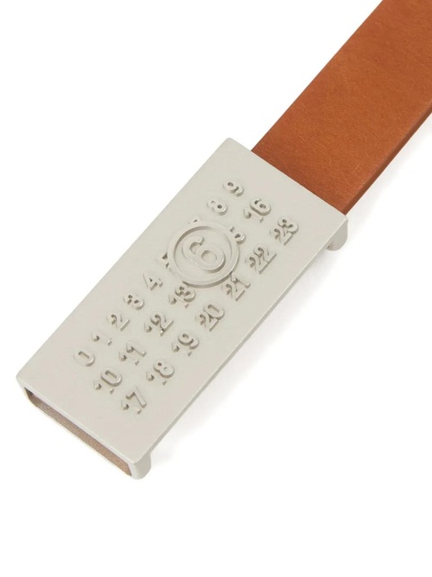 MM6 Maison Margiela Numeric belt - Brown - zdjęcie produktu nr 1