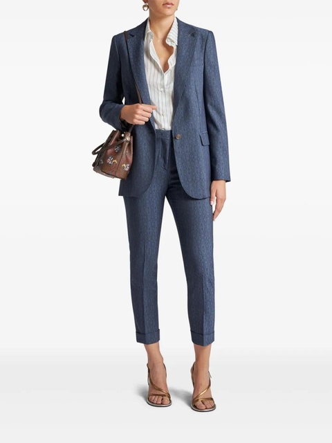 ETRO wool blazer - Blue - zdjęcie produktu nr 2