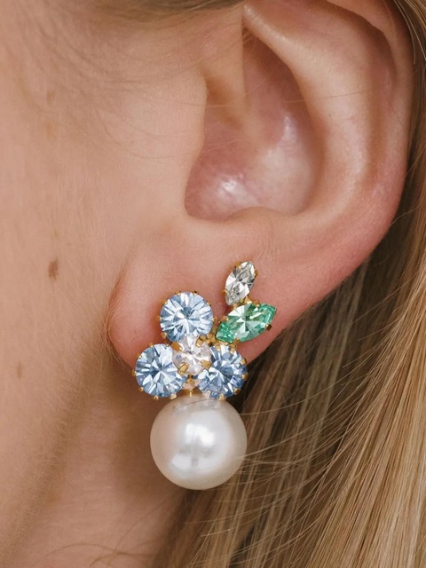 Jennifer Behr Vivi earrings - Blue - zdjęcie produktu nr 2