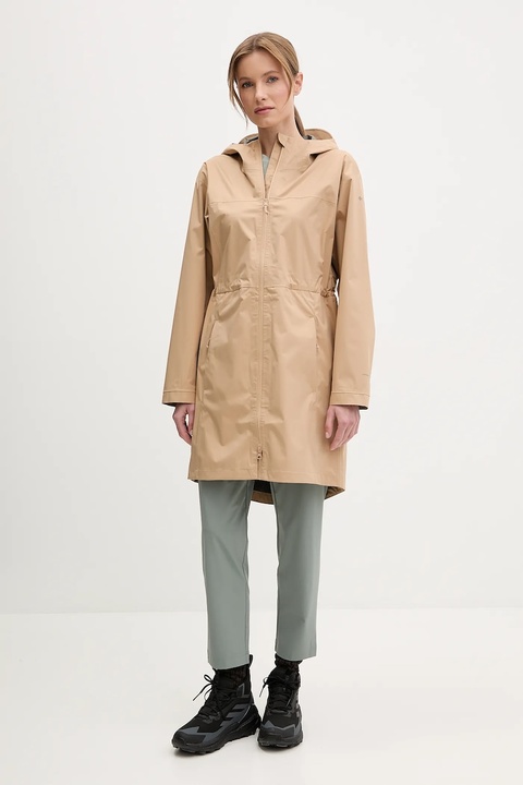 Helly Hansen spodnie sportowe Thalia 2.0 damskie kolor zielony proste high waist 34325 - zdjęcie produktu nr 1