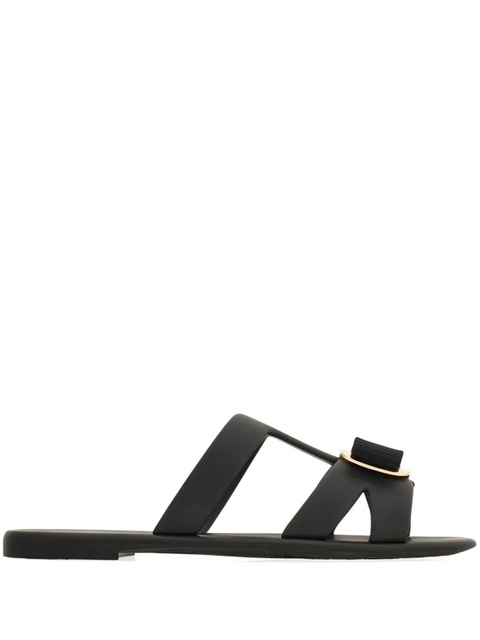 Ferragamo New Vara plate sandals - Black - zdjęcie produktu nr 1