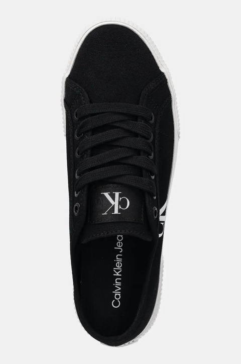 Calvin Klein Jeans tenisówki ESS VULC LOW CV MG WN kolor czarny YW0YW01762 - zdjęcie produktu nr 2