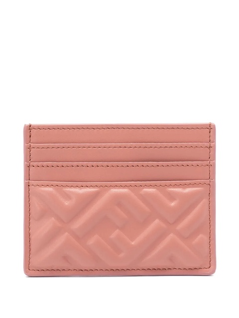 FENDI quilted-logo cardholder - Pink - zdjęcie produktu nr 2