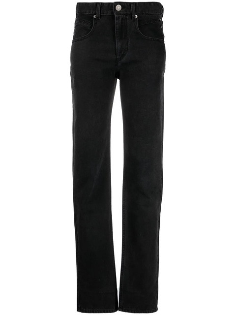 MARANT ÉTOILE Vendelia straight-leg jeans - Black - zdjęcie produktu nr 1