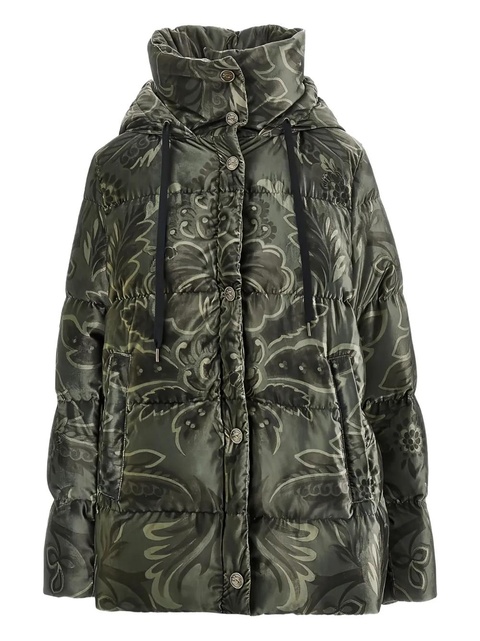 ETRO hooded patterned jacket - Green - zdjęcie produktu nr 2