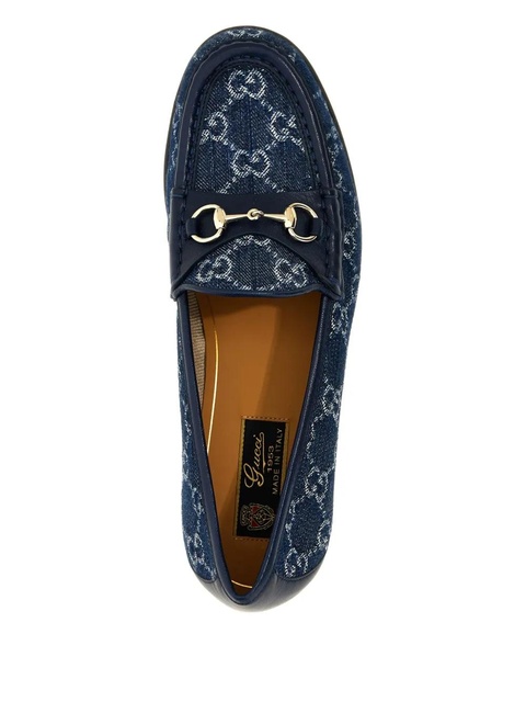 Gucci Horsebit denim loafers - Blue - zdjęcie produktu nr 2