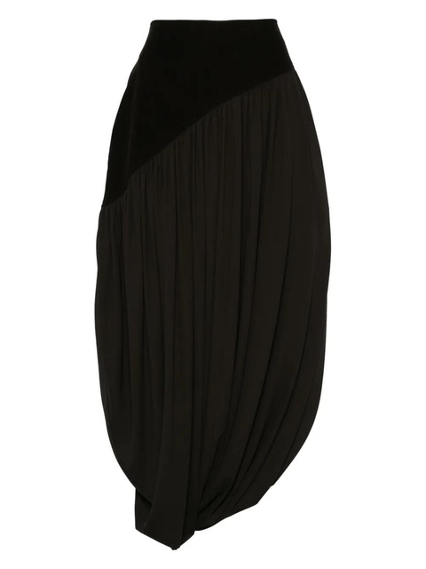 Ferragamo satin midi skirt - Brown - zdjęcie produktu nr 1