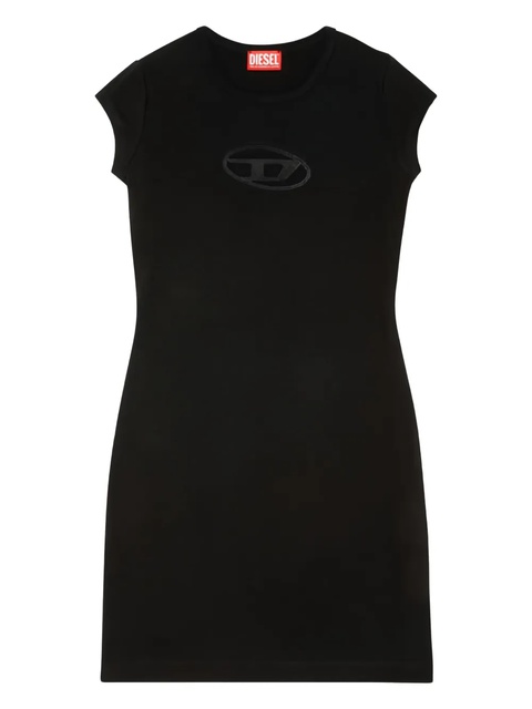Diesel D-Angiel cut-out short-sleeve mini dress - Black - zdjęcie produktu nr 1