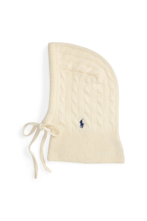 Polo Ralph Lauren kominiarka wełniana kolor beżowy 455981427 - zdjęcie produktu nr 1