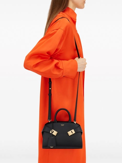 Ferragamo Hug leather mini bag - Black - zdjęcie produktu nr 2