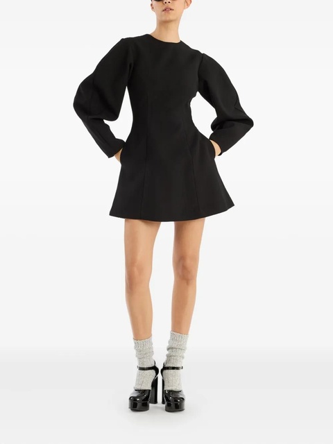 ROTATE BIRGER CHRISTENSEN flared mini dress - Black - zdjęcie produktu nr 2
