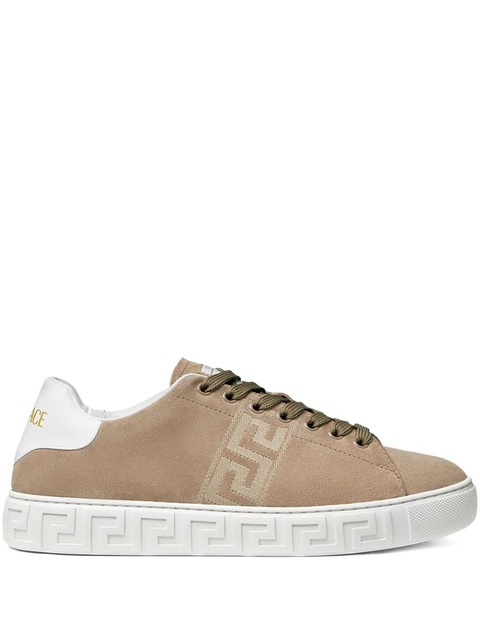 Versace Greca suede sneakers - Brown - zdjęcie produktu nr 1