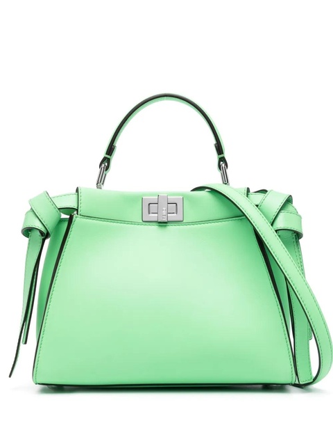 FENDI mini Peekaboo leather bag - Green - zdjęcie produktu nr 1