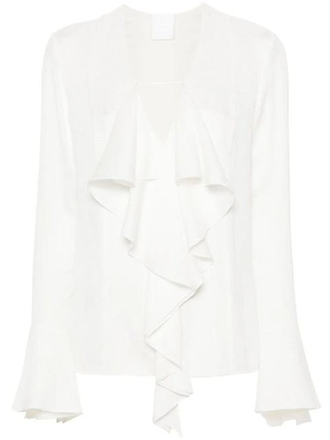 Givenchy 4G-jacquard silk blouse - White - zdjęcie produktu nr 1