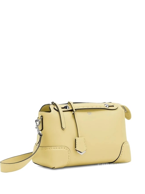 FENDI medium BY THE WAY leather stitched detail handbag - Yellow - zdjęcie produktu nr 1