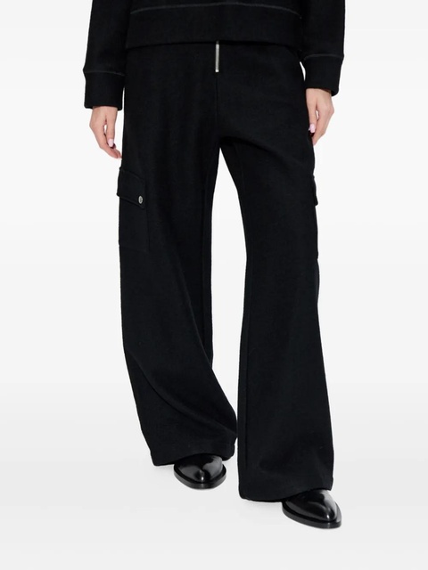 Jil Sander zip-fastening wool-blend trousers - Black - zdjęcie produktu nr 2