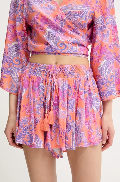 Guess szorty plażowe kolor pomarańczowy E5GD03 WH3X2 - zdjęcie produktu nr 1