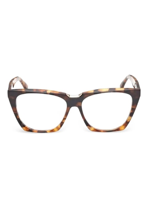 Max Mara Eyewear tortoiseshell geometric glasses - Brown - zdjęcie produktu nr 1