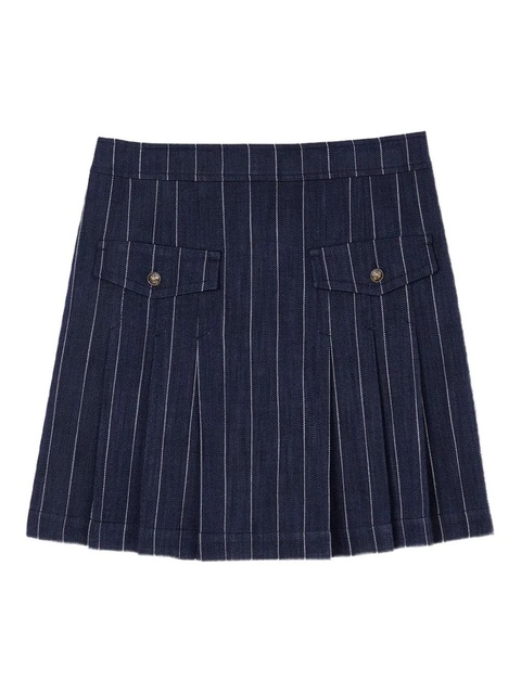 SANDRO striped mini skirt - Blue - zdjęcie produktu nr 1