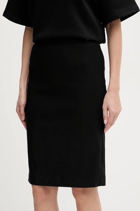 Guess spódnica CRETA kolor czarny midi ołówkowa W5BD84 W2362 - zdjęcie produktu nr 2