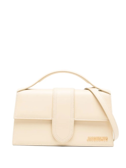 Jacquemus The Big Bambino leather tote bag - White - zdjęcie produktu nr 1