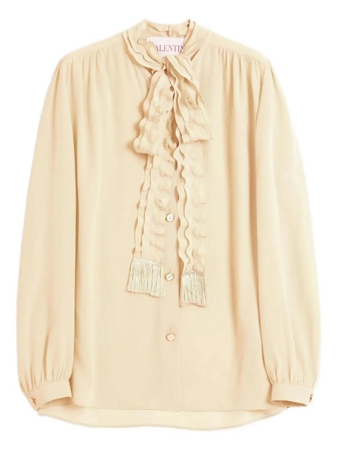 Valentino Garavani crepe de chine shirt - Neutrals - zdjęcie produktu nr 1