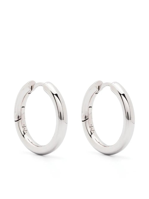 Missoma Tunnel medium hoop earrings - Silver - zdjęcie produktu nr 1