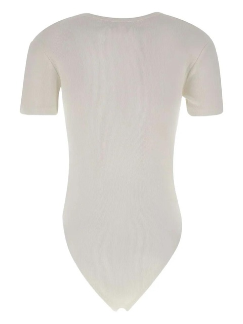 Vivienne Westwood orb-embellished ribbed bodysuit - White - zdjęcie produktu nr 1