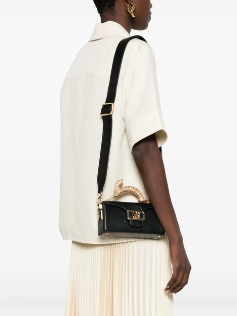 Lanvin small Pencil Cat tote bag - Black - zdjęcie produktu nr 2