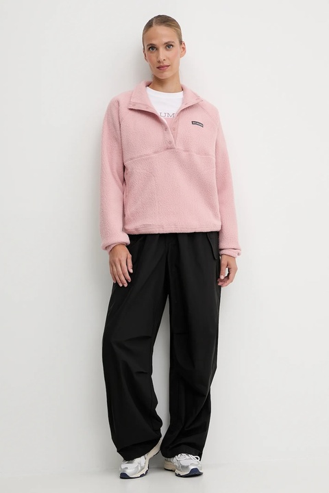 Columbia bluza polarowa Jasper damska kolor różowy gładka 2142381 - zdjęcie produktu nr 2