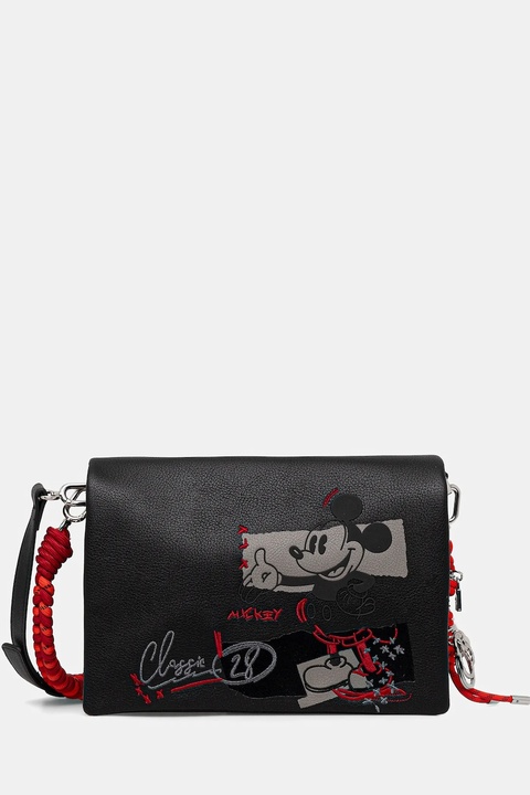Desigual torebka MICKEY ROCK DORTMUND kolor czarny 25WAXP19 - zdjęcie produktu nr 1
