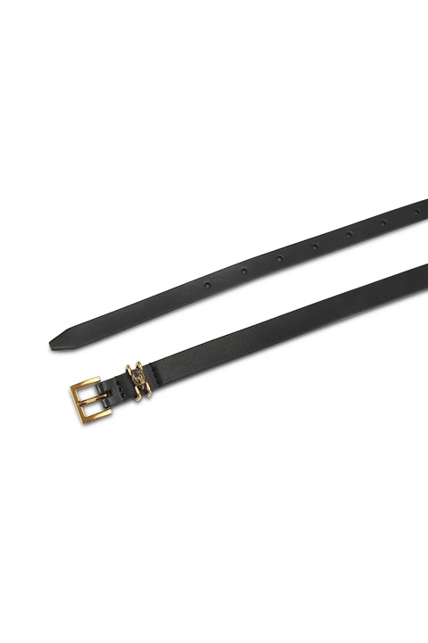 Kurt Geiger London pasek skórzany Shoreditch damski kolor czarny 5412300109 - zdjęcie produktu nr 2