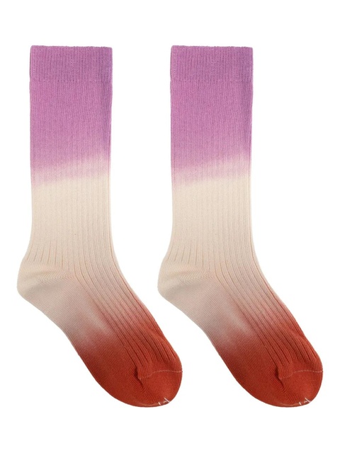 ISABEL MARANT gradient ribbed-knit socks - Pink - zdjęcie produktu nr 1