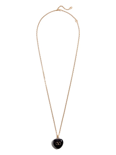 Valentino Garavani heart-pendant necklace - Gold - zdjęcie produktu nr 1