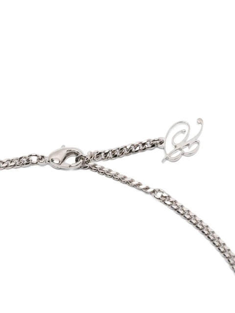 Blumarine cross-embellished choker - Silver - zdjęcie produktu nr 2