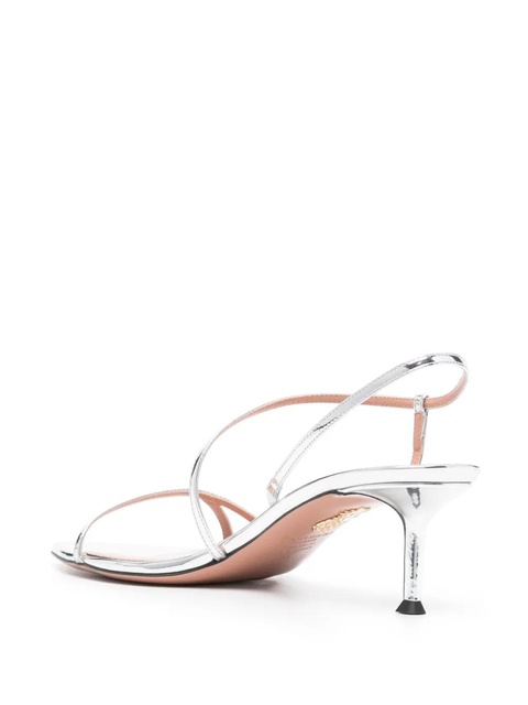 Aquazzura 50mm Tease sandals - Silver - zdjęcie produktu nr 2
