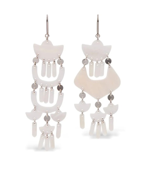 ISABEL MARANT long yue earrings - White - zdjęcie produktu nr 2