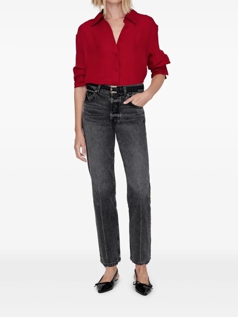ANINE BING Bridget shirt - Red - zdjęcie produktu nr 2
