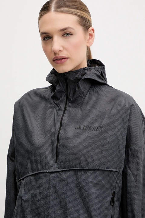 adidas TERREX kurtka outdoorowa Xploric kolor szary przejściowa JD8435 - zdjęcie produktu nr 2